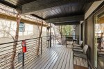 Large private deck